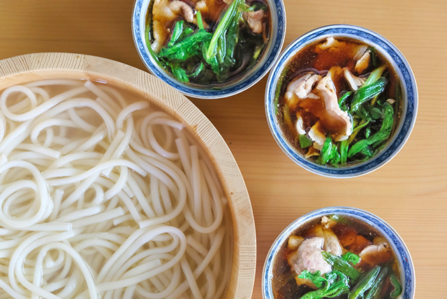 旨みたっぷり つけ麺レシピ うどんフェア予告 02 28